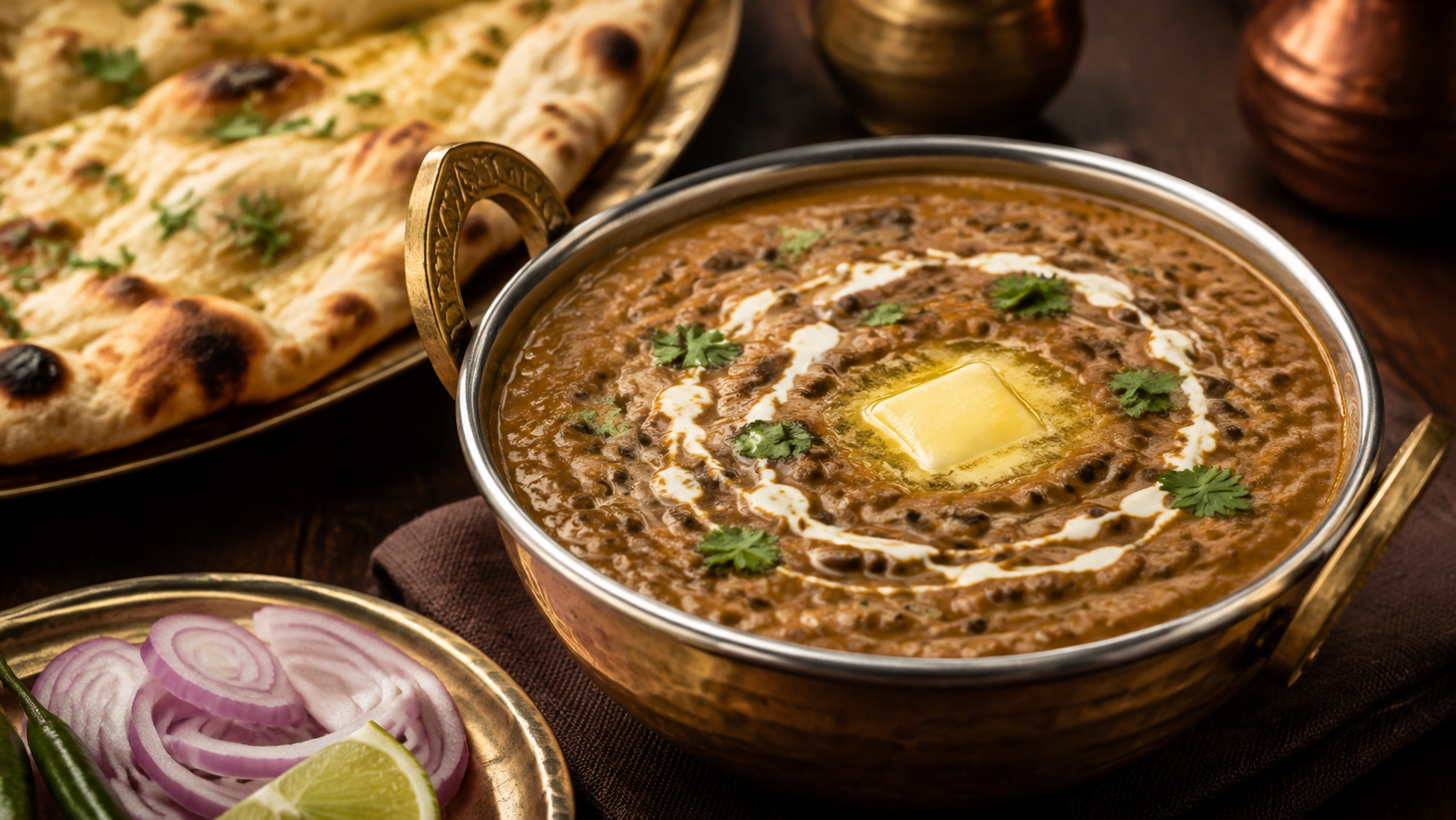 Restaurant style rajma with rice and onions