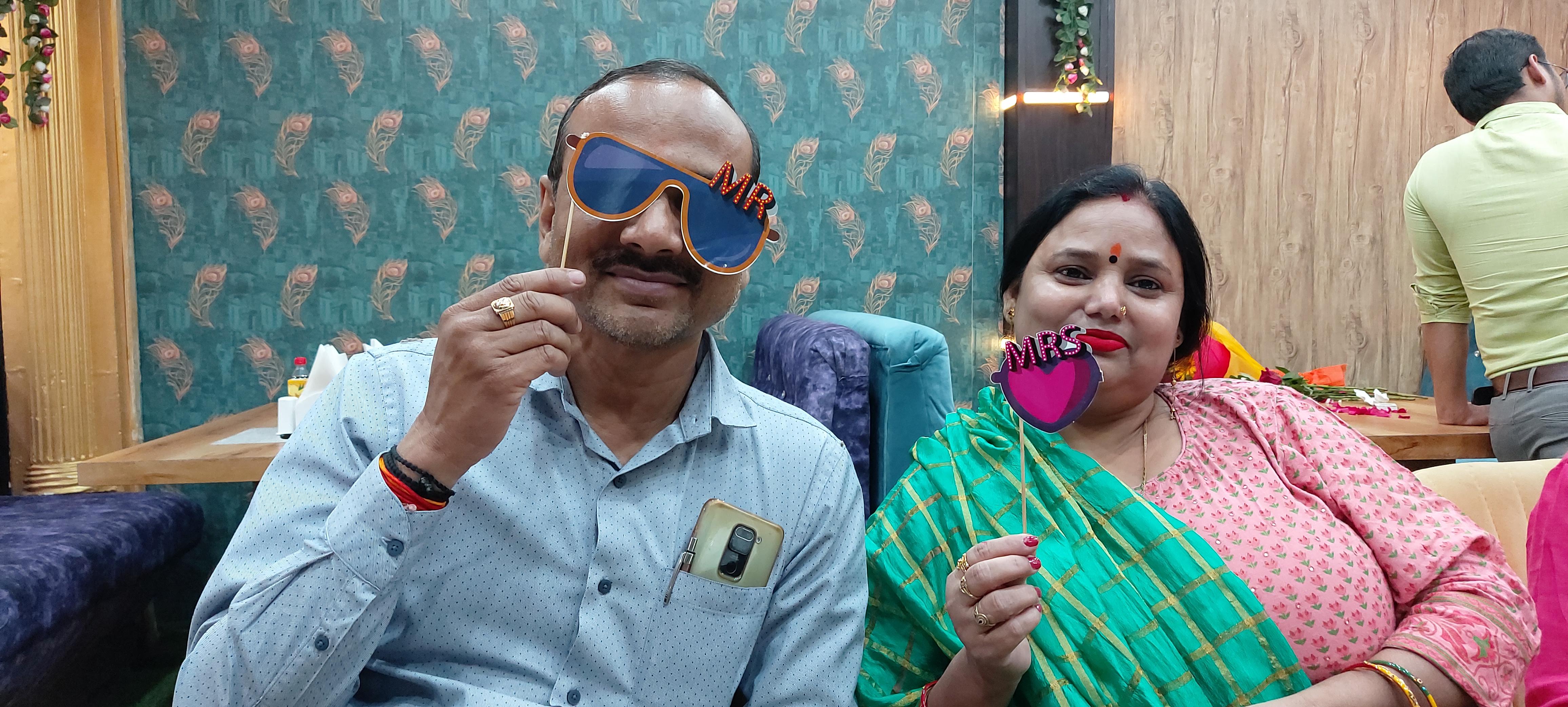 Guests sharing a generous dhaba meal